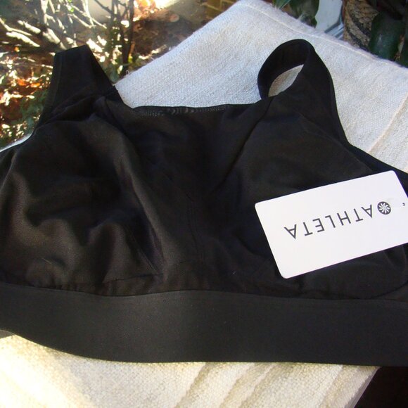 Athleta black invincible bra New with tag, 36 DD - Picture 2 of 7